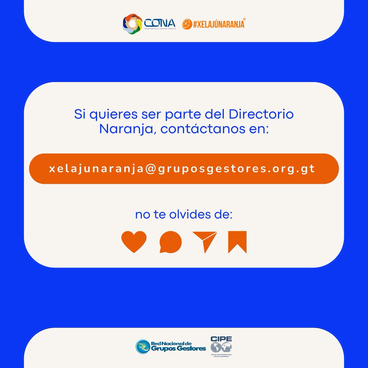 ☕✨ Luis, de Caffeine Coffee Bar, transforma el café en experiencias únicas llenas de inspiración. 🌟 Parte del Directorio Naranja. ¿Ya lo conoces? Descubre más aquí: 🔗directorionaranja.com.gt
¡Sé parte de la creatividad!
#SoyCONA