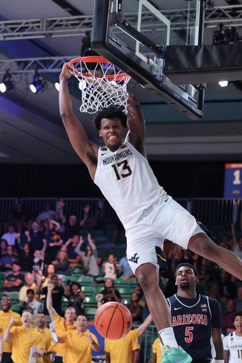 B4AOfficial's tweet photo. Another overtime thriller! WVU and Arizona are going at it 📺 Watch live on ESPN2 🏀 #Battle4Atlantis #CollegeBasketball https://t.co/PUVMupHLtl