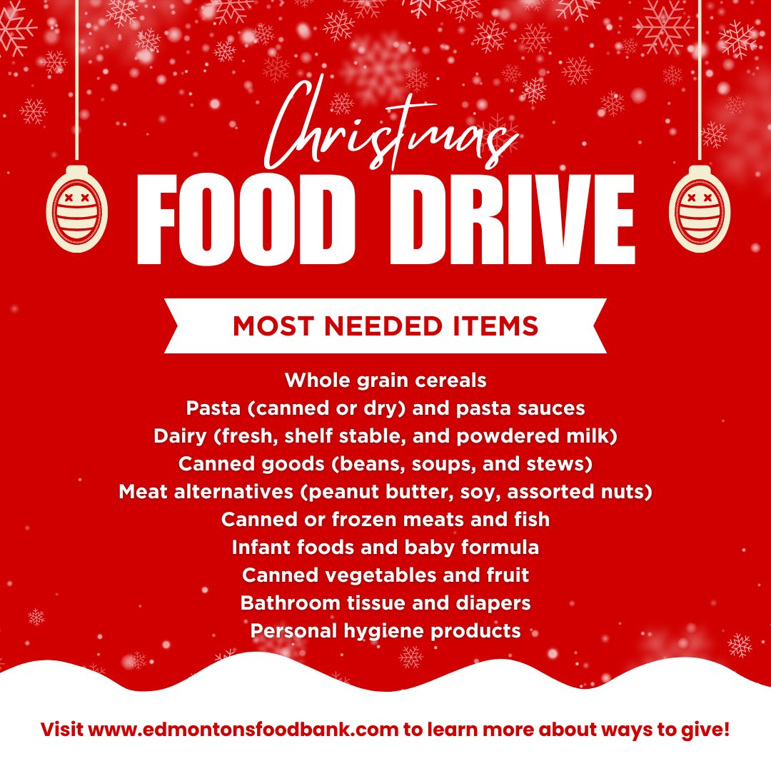 CORE Recycling has begun our Christmas Charity Fundraiser for The Edmonton Food Bank. Donations will be accepted on site until December 12th. Be a part of the season of giving.  

#CORE #Environmental #ChristmasFoodDrive #EdmontonsFoodBank #GivingBack #Proudtosupport