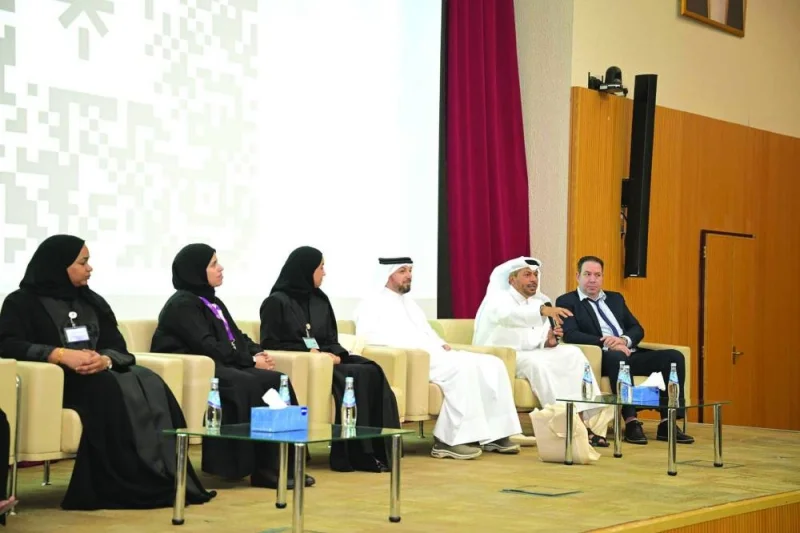 GulfTimes_QATAR's tweet photo. The Department of Public Health at the College of Health Sciences at @QatarUniversity in collaboration with the Qatar Foundation for Social Work (#QFSW), organised an introductory seminar highlighting the role of social centres and their relationship to public health in #Qatar.
https://t.co/vxB8Z2wuwx