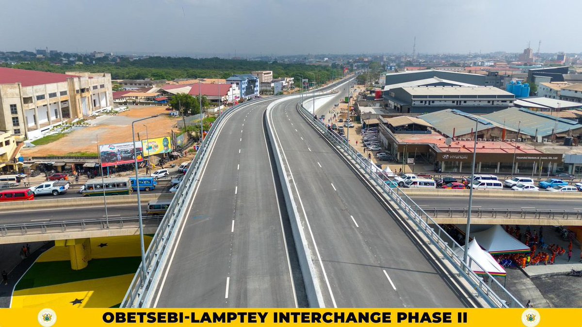 keishaveron's tweet photo. The Obetsebi-Lamptey project commissioned 29/11/24 will alleviate traffic congestion and enhance urban mobility in Accra

#Election2024|| #PaulAdomOtchere ||Charlotte Osei https://t.co/ytvI3o70ph
