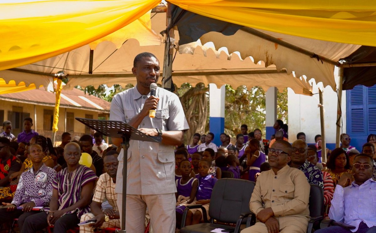 IRC_Ghana's tweet photo. Today, we celebrated the commissioning of new WASH facilities in Tano North! Grateful to @gboakogh, Chiefs &amp; the MCE for their support. Special thanks @Ch_JesusChrist for making this possible. Together, we're building a healthier future!  #WASH #CleanWater #Sanitation #Health https://t.co/T7njCrN1oH