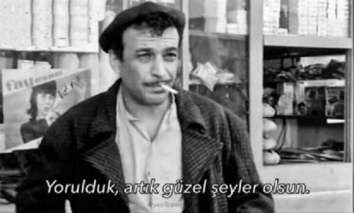 SinemaHanedani's tweet photo. ''Yorulduk artık, güzel şeyler olsun..'' https://t.co/SsW4KSKABW