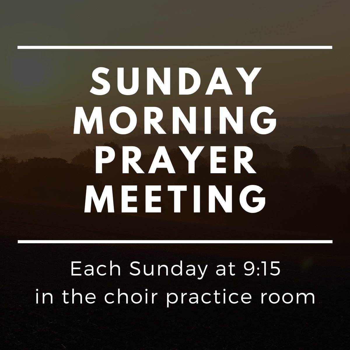 brvbc's tweet photo. Pre-service prayer is still going on every Sunday morning but the location is changing to the choir practice room. This room is located upstairs in the sanctuary building, beside the Women's Sunday School Class. https://t.co/Flhd8nMKvB
