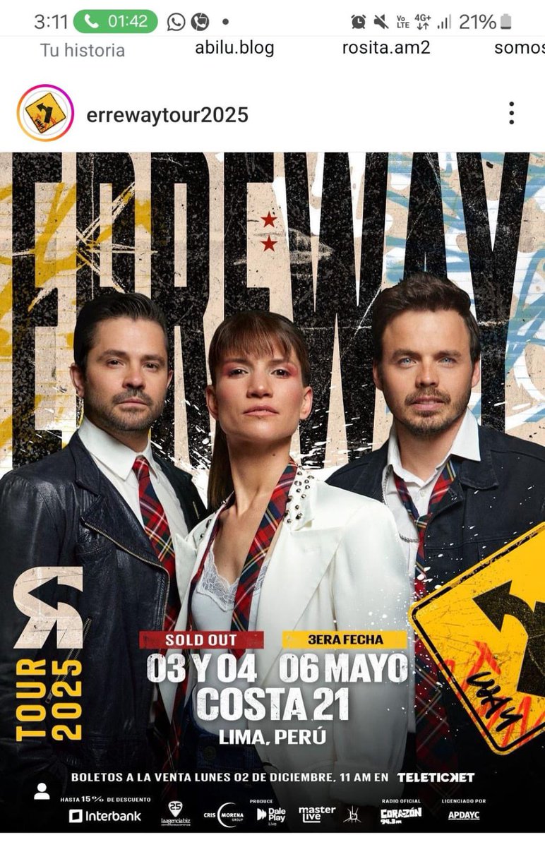 JudCabanillas's tweet photo. @YaniraDavila @teleticketperu https://t.co/VFnGVGIEOF
