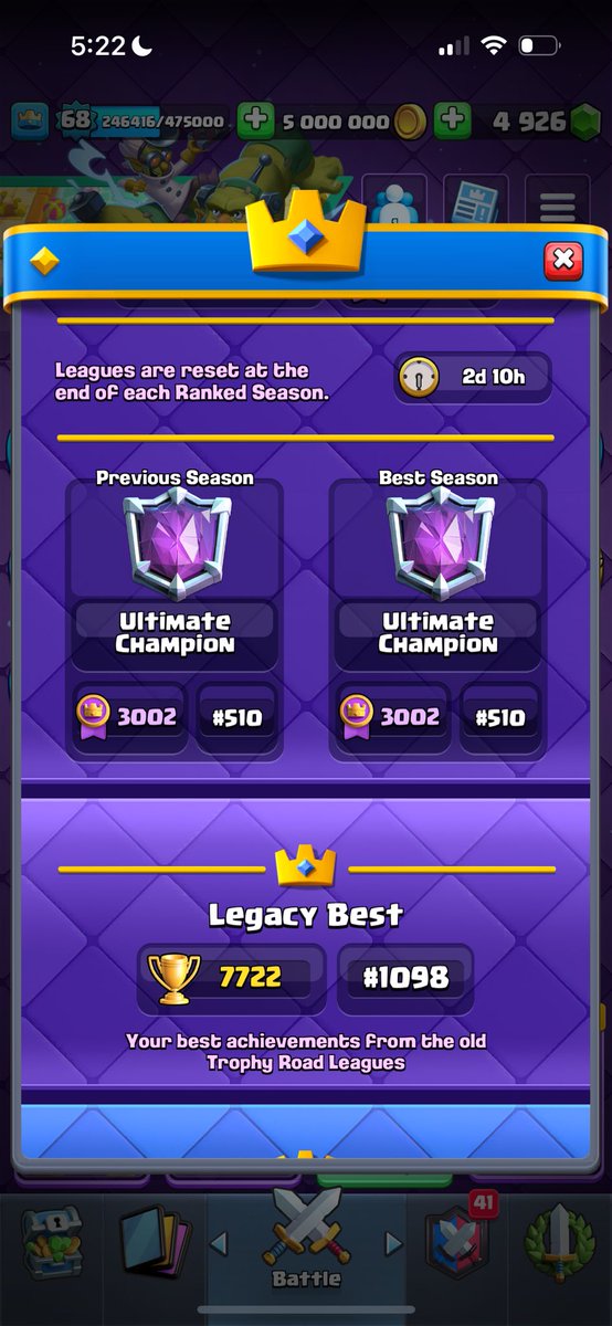 Where I finished last season 👌🏾