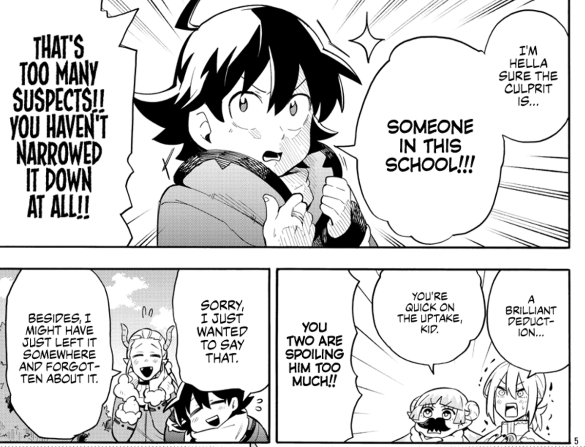 shut up lied kun iruma is a genius detective!!! 