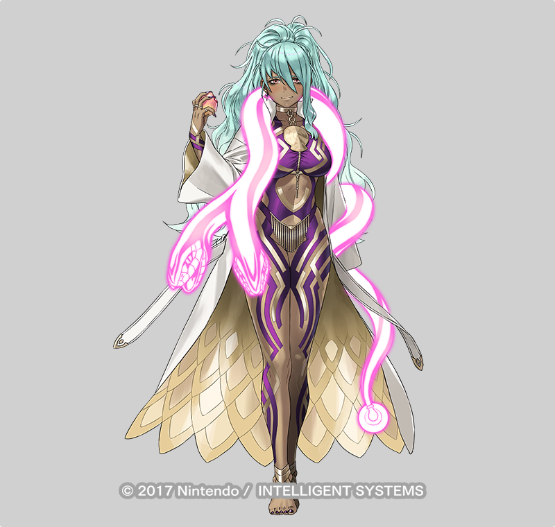 「大好評配信中の『ファイアーエムブレムヒーローズ』にて神階英雄「毒の葬り手 ニーズ」|コザキユースケ/Yusuke Kozakiのイラスト