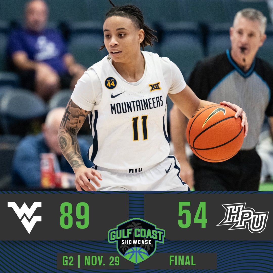 Gulf Coast Showcase (@gcshowcase) on Twitter photo FINAL | GAME 2
<a href="/WVUWBB/">WVU Women's Basketball</a> advances to the semifinal after win over High Point on day one of the #gcshowcase FINAL | GAME 2
<a href="/WVUWBB/">WVU Women's Basketball</a> advances to the semifinal after win over High Point on day one of the #gcshowcase