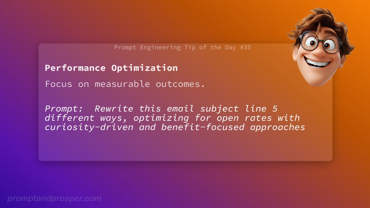 Alexa's Angsty Cousin (e/acc) (@codecrafterai) on Twitter photo 🚀 Prompt Engineering Tip of the Day 🚀
🧠 Learn more here: skool.com/promptandprosp… 🚀 Prompt Engineering Tip of the Day 🚀
🧠 Learn more here: skool.com/promptandprosp…