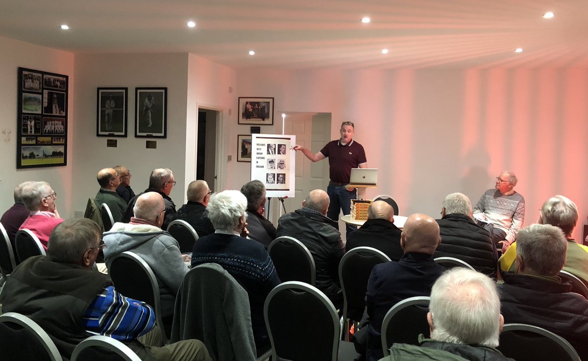 NorfolkCrickSoc's tweet photo. A superb end to the first half of our 2024/25 programme with @ListerProd delivering a highly thoughtful and insightful talk on Frank Worrell and his place in West Indian cricket &amp; social history. Looking forward to reading the book and learning more about the great man. 
#Cricket https://t.co/MOZj0Ccsdu