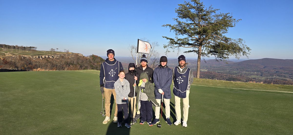 The boys had their first round at #THE_KEEP at <a href="/The_McLemore/">McLemore</a>.  First caddie experience for them as well and just happened to have local touring caddie <a href="/CrunchManPete/">Crunchy Pete</a> on the bag.

In the 30s with some strong winds but a great memory!  

Great way to walk off the Thanksgiving Meal!