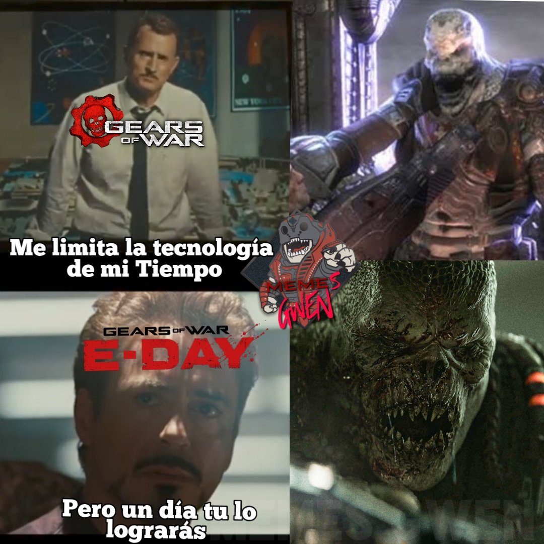 Lo lograrás 
#Gearsofwar ⚙️