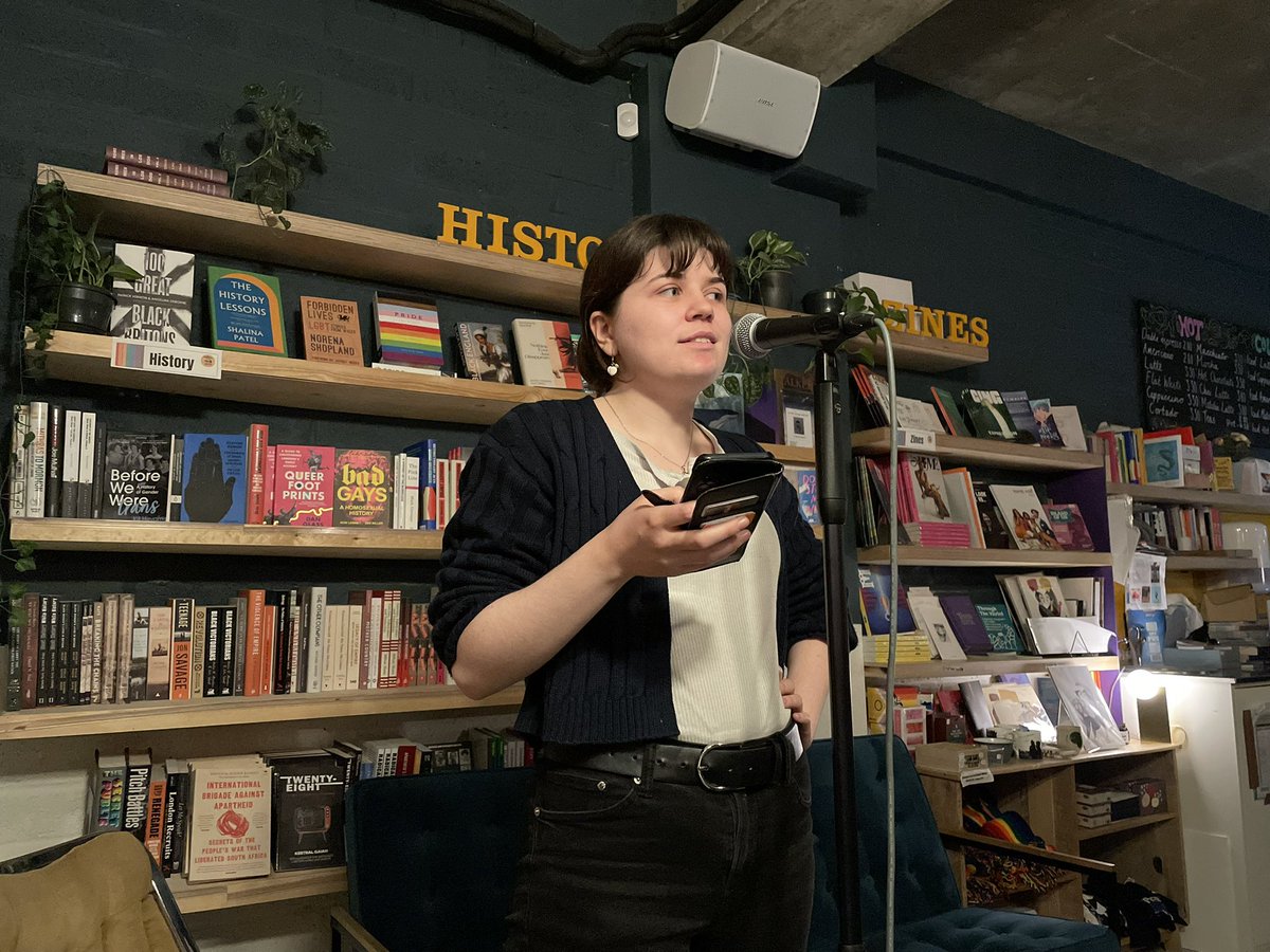 Rich Ware (@warer) on Twitter photo Queer Poetry Collective ✨ at <a href="/TheCommonPress/">The Common Press Bookshop</a> this week was epic. Such an amazing vibe!
Thanks <a href="/blkdorothy/">surrender dorothy</a> & @p_scalpello for being our guest poets, and to all the open mic audience. All ticket sales went to Common Press. Queer poetry for queer causes ✊ Queer Poetry Collective ✨ at <a href="/TheCommonPress/">The Common Press Bookshop</a> this week was epic. Such an amazing vibe!
Thanks <a href="/blkdorothy/">surrender dorothy</a> & @p_scalpello for being our guest poets, and to all the open mic audience. All ticket sales went to Common Press. Queer poetry for queer causes ✊