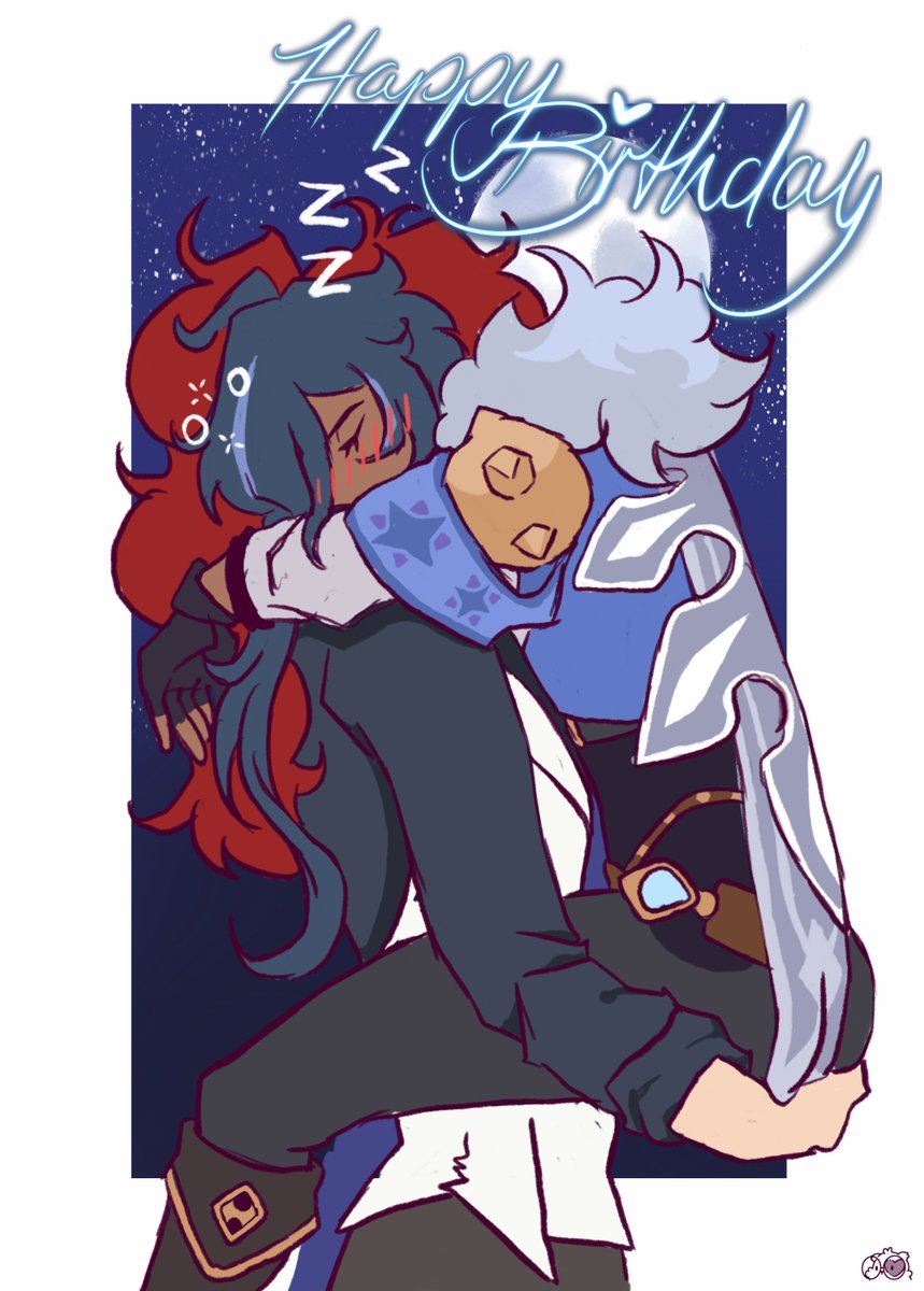 HamsterBunnss's tweet photo. Happy Birthday, Kaeya!    
"I won't get drunk before you get there, trust me." [Part2/2]    

[Part 1 @9mileshigh ] https://t.co/hqdz9M1dwl