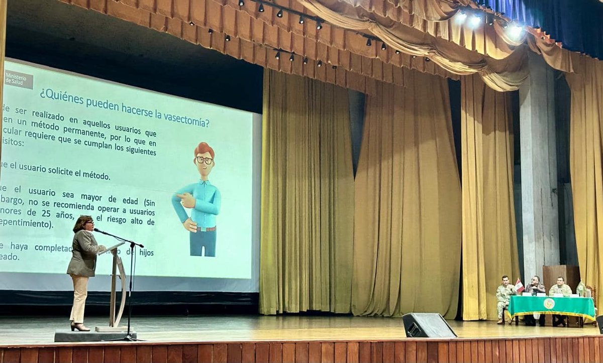 Minsa_Peru's tweet photo. El #Minsa, en coordinación con el Comando de Salud del @EjercitoPeru, realizó un taller de planificación familiar y métodos de prevención de enfermedades de transmisión sexual. Se brindó información a más de 5000 miembros del Ejército sobre la vasectomía como alternativa efectiva de planificación familiar y la importancia de prevenir el VIH. ✅