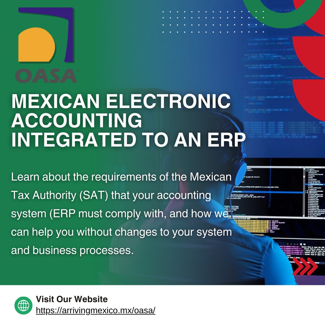 ArrivingMexico's tweet photo. 📊 Streamline Your Accounting Processes in Mexico with OASA 📊 https://t.co/9xN2OoB213