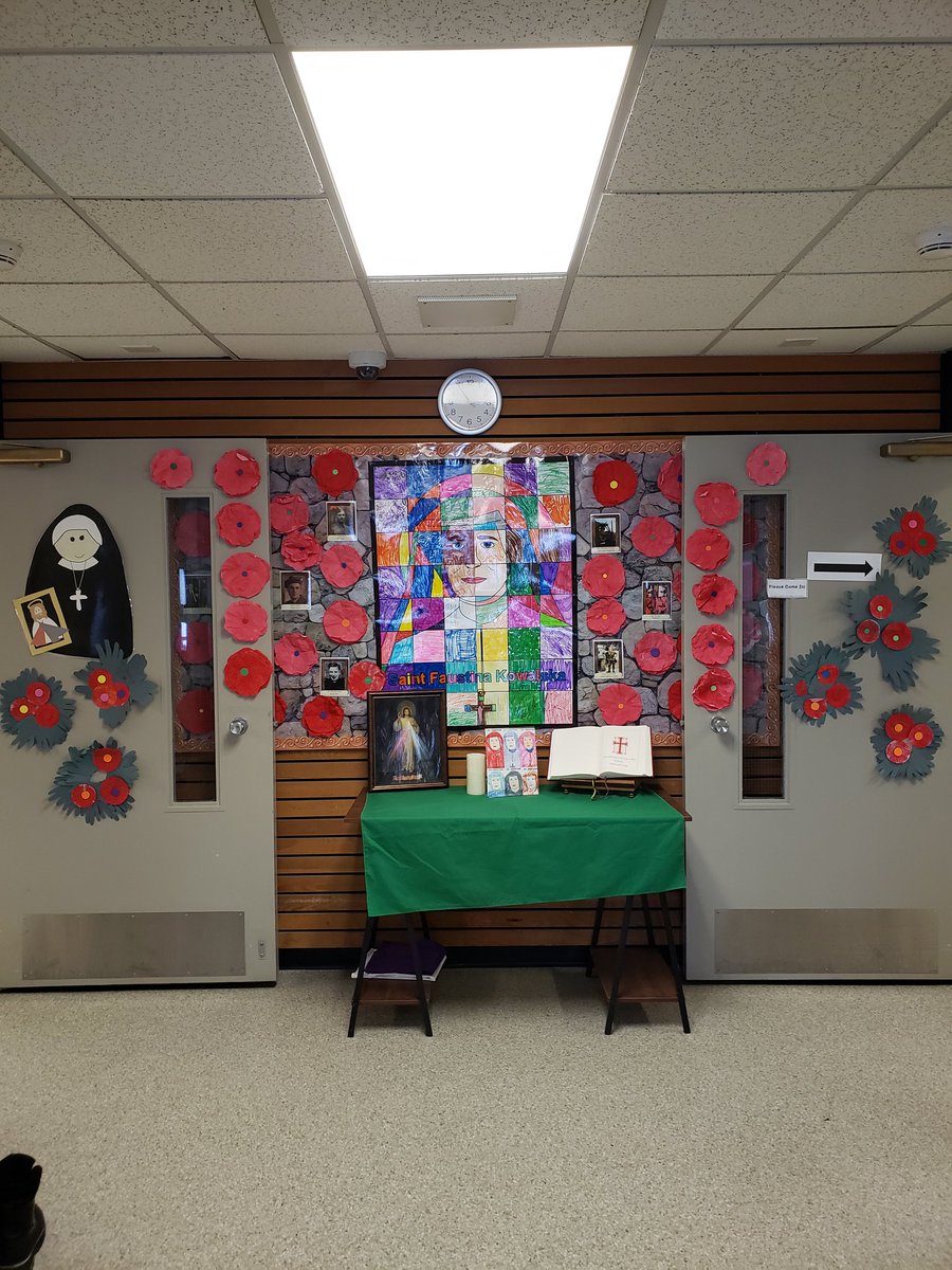 One last look at our November front display that helped us to remember both living and deceased family members of our staff and students who's jobs are (or were) to help keep everyone safe.