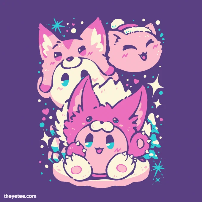 Bundled up for fun with friends! Designed by  #dailytees  