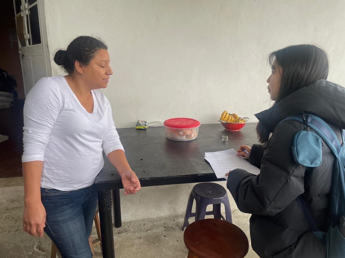 TW__Guatemala's tweet photo. 🗣️Valeria Hsiao, pasante del proyecto de sistema de alerta temprana para desastres🇹🇼🇬🇹visitó la comunidad de Raxpec en el municipio de San Pedro Carchá, Alta Verapaz, para realizar una evaluación de los avances en la formación del equipo COLRED.📝
#MisionTaiwan
#ICDF
#CONRED https://t.co/Tx8Rx6YQWA