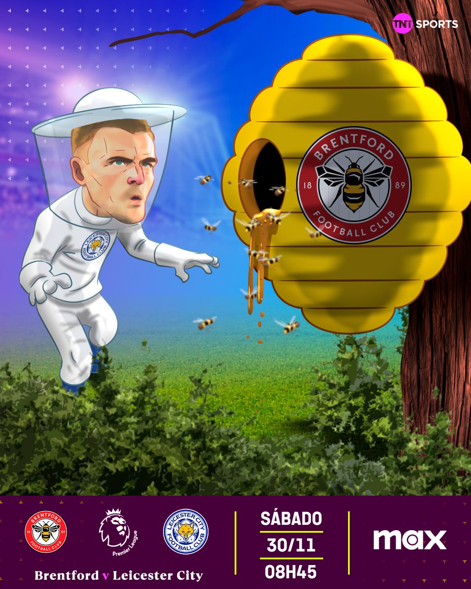 TNT Sports México (@tntsportsmex) on Twitter photo ¡Vardy y sus Foxes tendrán que evitar la picadura de las Abejas, si quieren los 3️⃣ puntos de #LaPremierEnMax! 🤏🏻
🐝 <a href="/BrentfordFC/">Brentford FC</a> 🆚 <a href="/LCFC/">Leicester City</a> 🦊
🗓️ Sábado 30 de noviembre
⏰ 08:45 h
📲 <a href="/StreamMaxLA/">HBO Max Latinoamérica</a>: bit.ly/4fGN4u5 ¡Vardy y sus Foxes tendrán que evitar la picadura de las Abejas, si quieren los 3️⃣ puntos de #LaPremierEnMax! 🤏🏻
🐝 <a href="/BrentfordFC/">Brentford FC</a> 🆚 <a href="/LCFC/">Leicester City</a> 🦊
🗓️ Sábado 30 de noviembre
⏰ 08:45 h
📲 <a href="/StreamMaxLA/">HBO Max Latinoamérica</a>: bit.ly/4fGN4u5