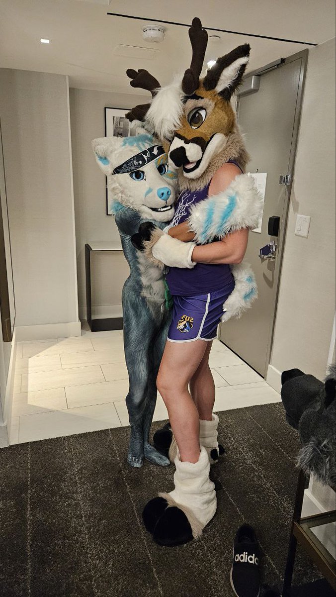 Zak Knotty Fusky😋@ LVFC (@zakfusky) on Twitter photo Awruff, such a hott deer/doggo <a href="/Himaru_Shepherd/">❤️🐾H.M.S. ひまる 🐾❤️ 🔜 NFC-Furciety 👀</a> and a hella hott time together back at FWA😘🥵
#FursuitFriday Awruff, such a hott deer/doggo <a href="/Himaru_Shepherd/">❤️🐾H.M.S. ひまる 🐾❤️ 🔜 NFC-Furciety 👀</a> and a hella hott time together back at FWA😘🥵
#FursuitFriday