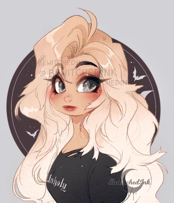 • YESTERDAY   TODAY • Back to my regularly scheduled White Hair program after a short Blonde commercial break (Also so excited to be back to art after holidays and con prep ate up the last week) 