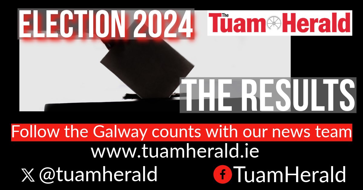 OUR news team will bring you news and results from the Galway constituencies. Follow us here 
#localnews #localnewspaper #election2024 #galwayeast #galwaywest #roscommongalway