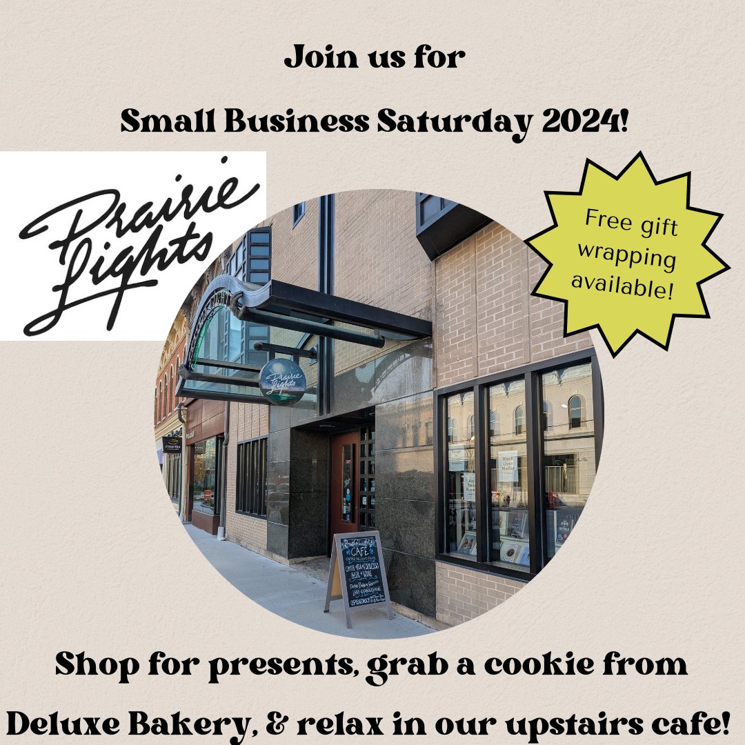 Prairie Lights Books (@prairie_lights) on Twitter photo 