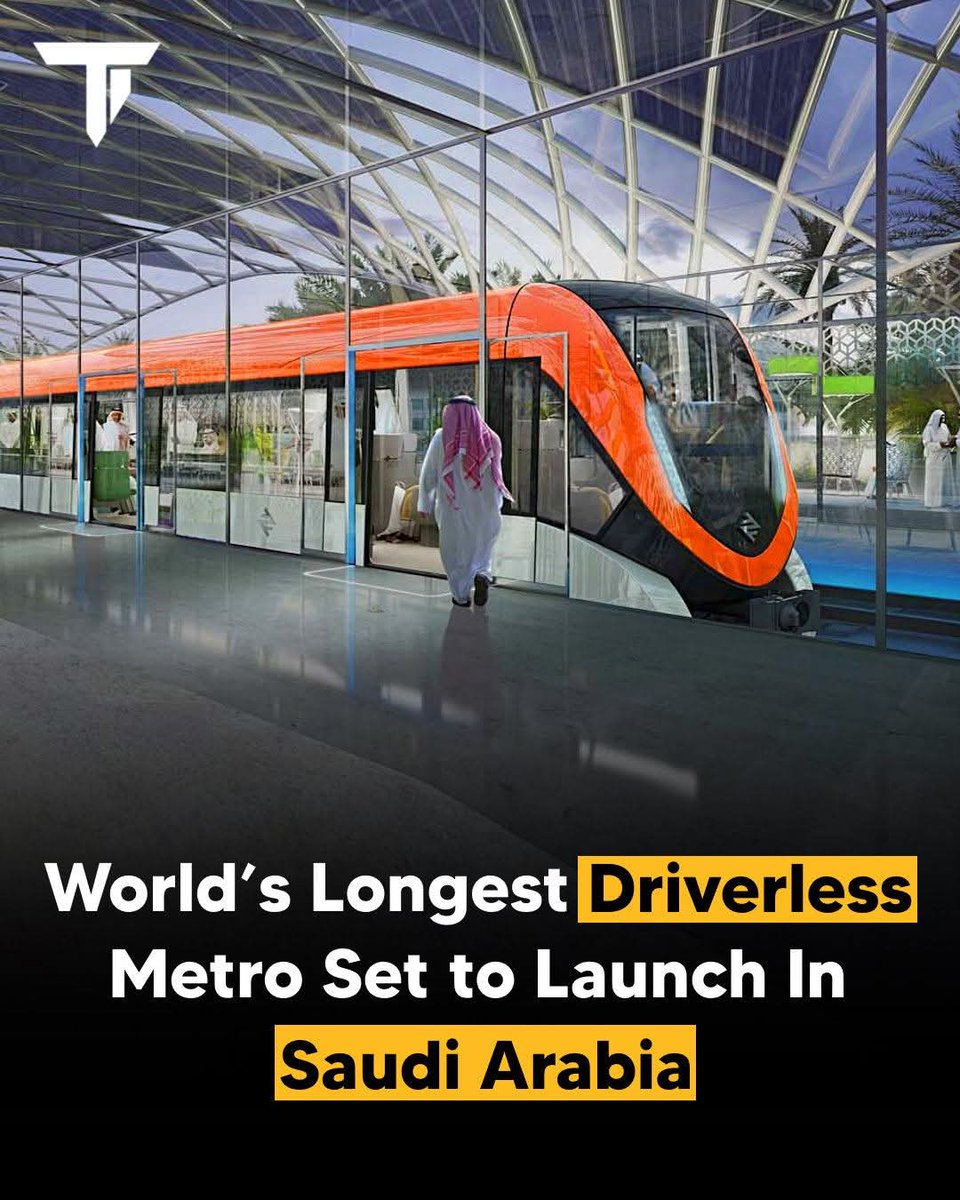 Abdullah_9316's tweet image. Saudi Arabia's driverless Riyadh Metro opens its first phase on Wednesday, November 27, with three of its six lines ready for commuters
#SaudiArabia #RiyadhMetro #DriverlessMetro #SaudiTransport #PublicTransport #urbantransport #metro #Riyadh2030 #Vision2030