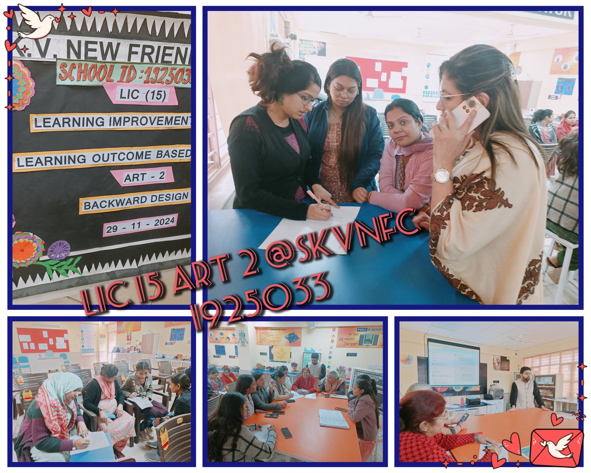 Shilpigoel9's tweet image. "Empowering education through 'Backward Design'! 🧑🏫✨ Today at SKV NFC 1925033, LIC-15 (Learning Improvement Cycle) & ART-2 (Academic Resource Team) collaborated to prioritize outcomes & evidence before lesson planning.  #TeacherDevelopment #BackwardDesign"
@Iquebal_H