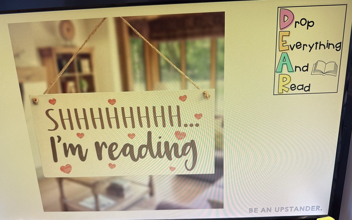 Today was the final day of our first whole school DEAR week.  It is always daunting to launch a new whole school initiative and I have been so proud of how everyone has embraced DEAR.  1 hour and 40 mins of reading = literacy goals 📚
<a href="/SelstonHigh/">Selston High School</a> #readingforpleasure