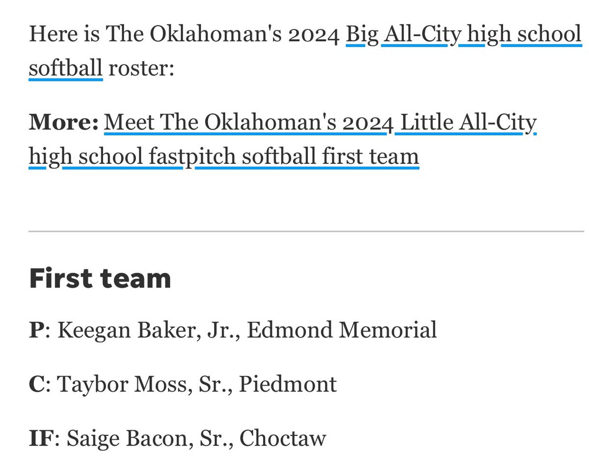 Piedmont HS Softball tweet media