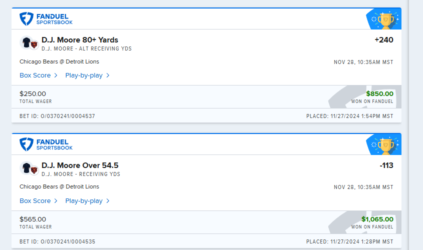 Narcocop's tweet image. Our weekly ladders in the NFL.  I couldn't fit them all in here but we had so much more.  They say we can't do it but we prove them wrong every single week.  $25/month , these past two days would of paid off for a entire year and then some. #Betting #ladders #NFL  #LadderKing