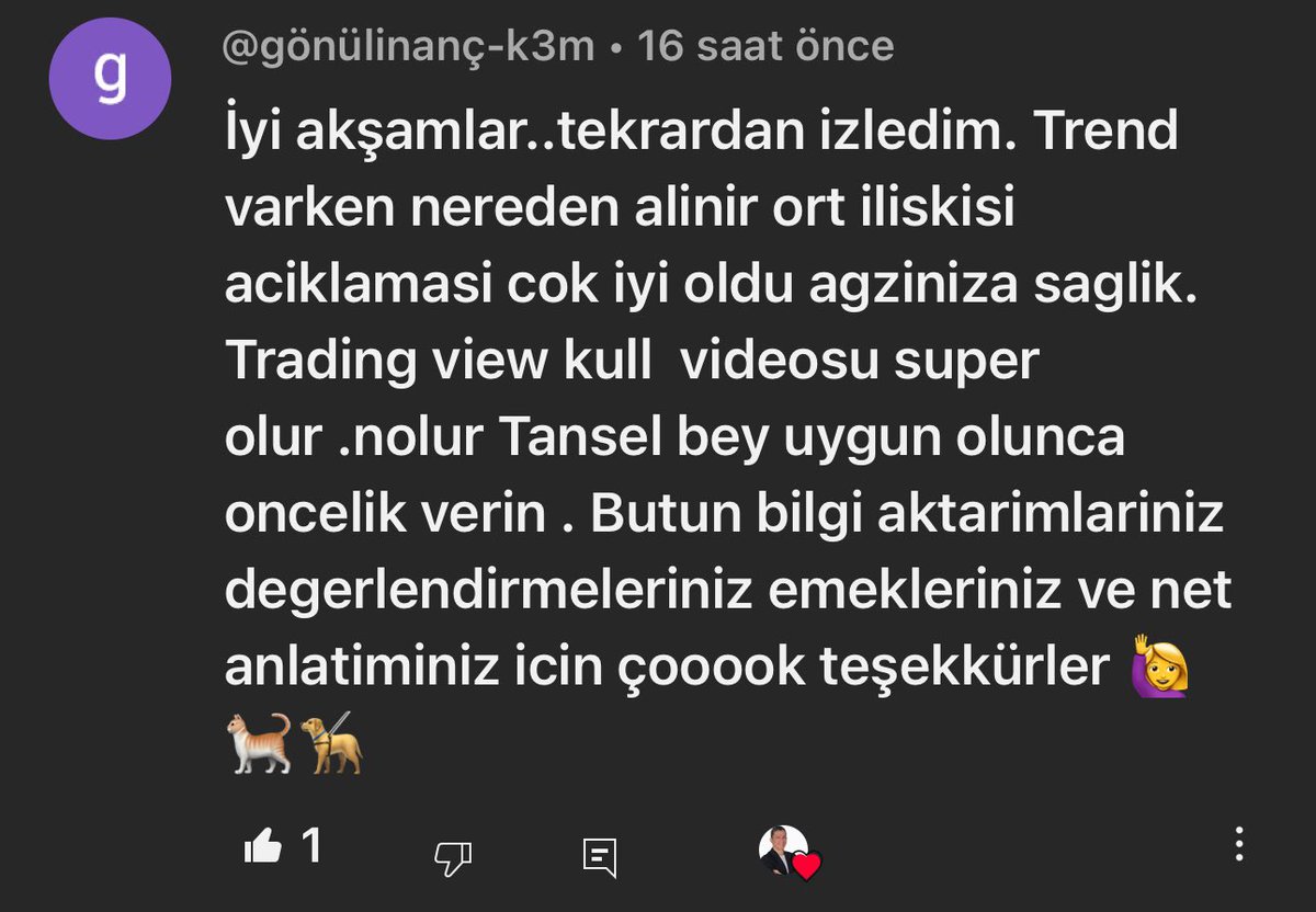 TanselCiftcii's tweet photo. YouTube yayınlarımın faydalı olduğunu görmek benimde motivasyon kaynağım oluyor. Teşekkür ederim 

İlk fırsatta ABONELERE ÖZEL iki tane ÜCRETSİZ EĞİTİMimiz olacak

1. TradingView kullanım eğitimi
2 Risk yönetimi eğitimi

EĞİTİME KATILIM SAĞLAMAK İÇİN BU TWİTİ RT YAPIP KANALA ÜCRETSİZ ABONE OLMANIZ YETERLİ

ABONE OLMAK İÇİN
https://t.co/QMPcwD72gJ

#froto #doas #toaso #mavi #kchol #sahol #aghol #halkb #ykbnk #akbnk #garan #ısctr #clebi #thyao #pgsus #tavhl #eregl #tcell #aefes #ccola #konya #bfren #sise #fener #gsray #hekts #sasa #tekfn #tukas #dirit #dıtas #dmrgd #dmsas #dnısı #dobur #doco #dofer #dogub #dohol #dokta #durdo #dyoby #dzgyo