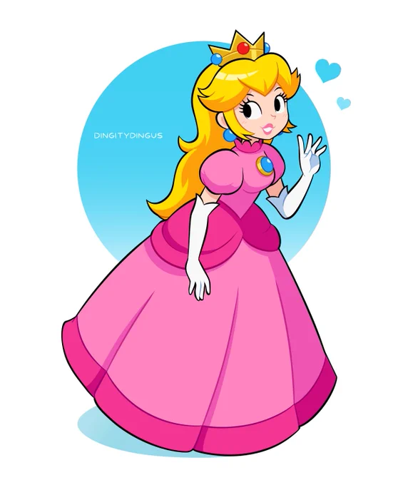 "Ah, the Princess" #PrincessPeach #Nintendo #Fanart 