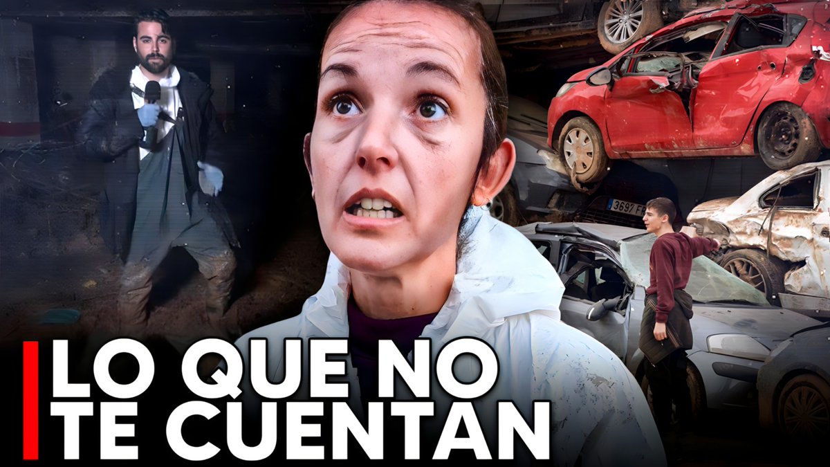 VALENCIA: ASÍ ESTÁN UN MES DESPUÉS DE LA DANA (“ABANDONADOS”)

👉 youtu.be/sBMvu7tMH2A