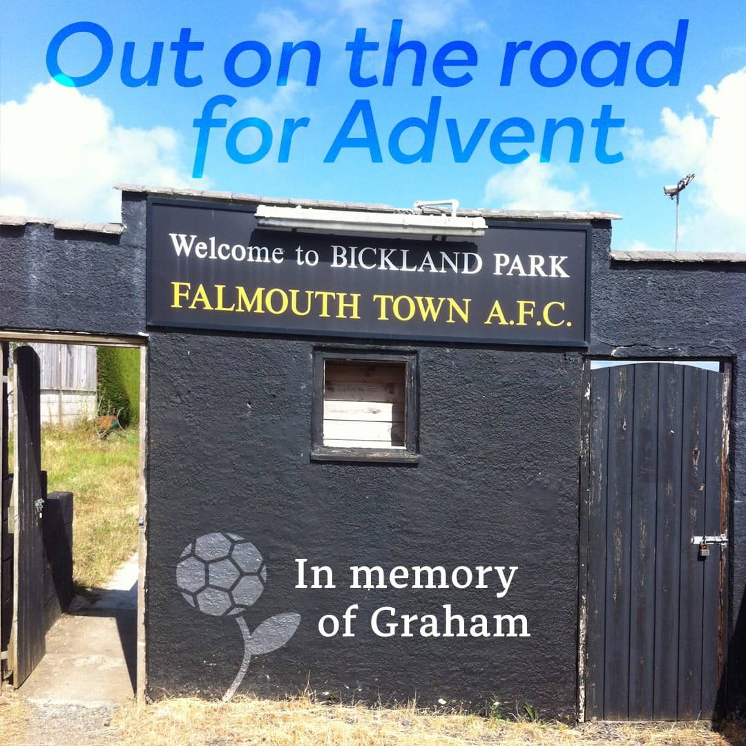 Come with us on a journey through the Advent season. In memory of Graham who took the photos, we’ll be posting a different football shelter or ticket booth each day. Visit our website for further information on Graham and this very special Advent journey: t.ly/QoOcM