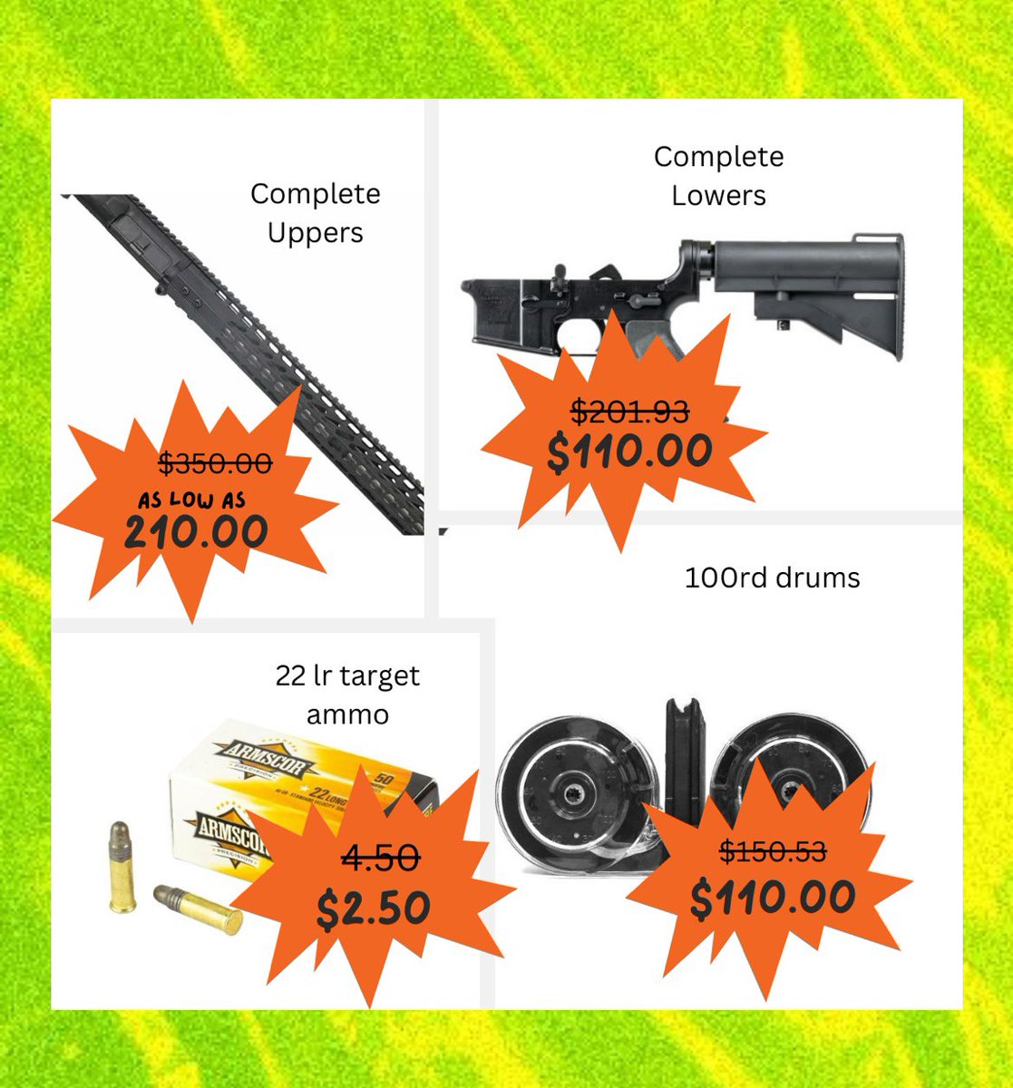 LAGunshop's tweet photo. Black Friday
https://t.co/wGoNk2mnEv https://t.co/DgaLRsZwEA