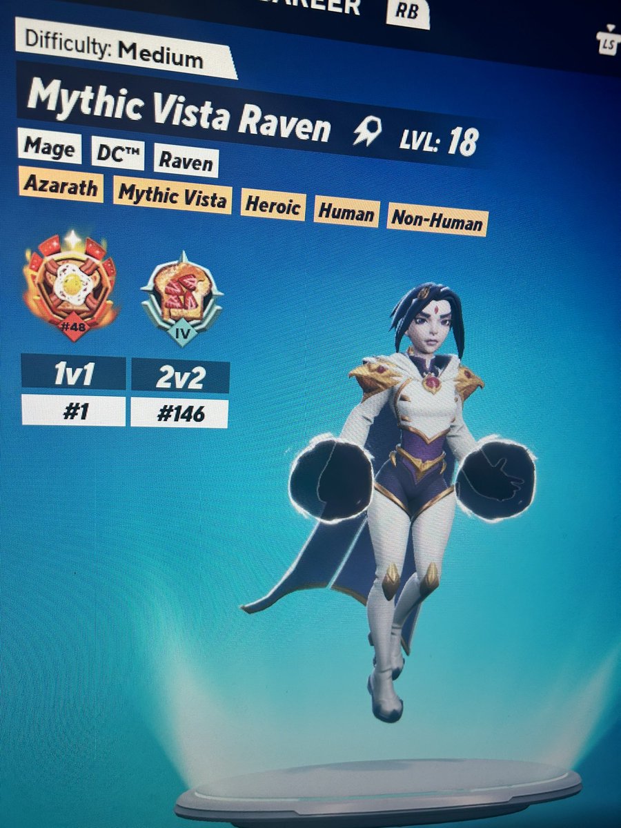 #1 baby!!! Let’s fucking goooooooo! #Raven #multiversus #grandmaster