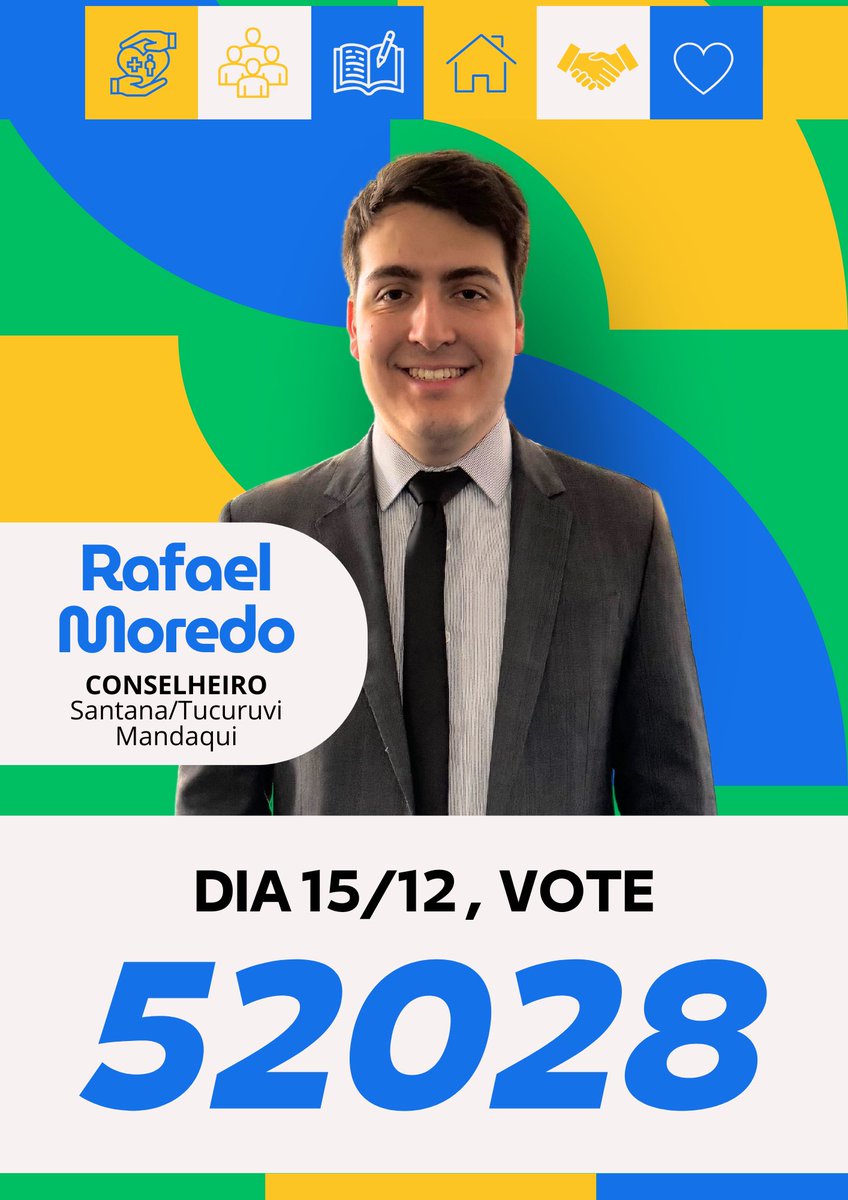 rafael_moredo's tweet photo. Estou me candidatando ao Conselho Participativo Municipal representando a região de Santana/Tucuruvi/Mandaqui (zona norte de SP)! A eleição será no dia 15/12 na subprefeitura! 🗳️✅🚀 https://t.co/aPrU9Nxxp8