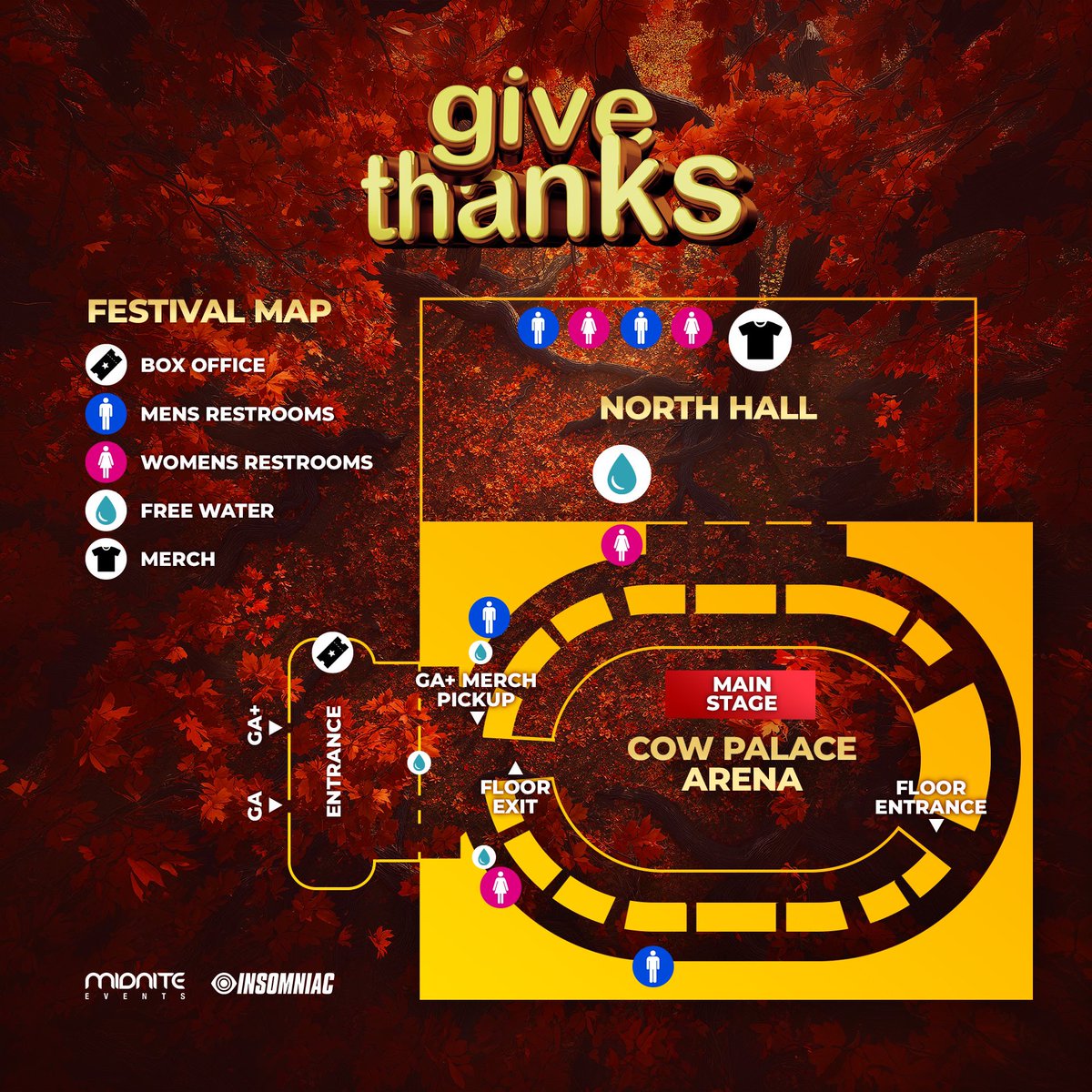 GiveThanksFest's tweet photo. TONIGHT is the night! 🍁🙌✨ Doors open at 8pm. Limited tickets will be available at the door. https://t.co/ZOwCv2hLHO https://t.co/a2YoGW9plu