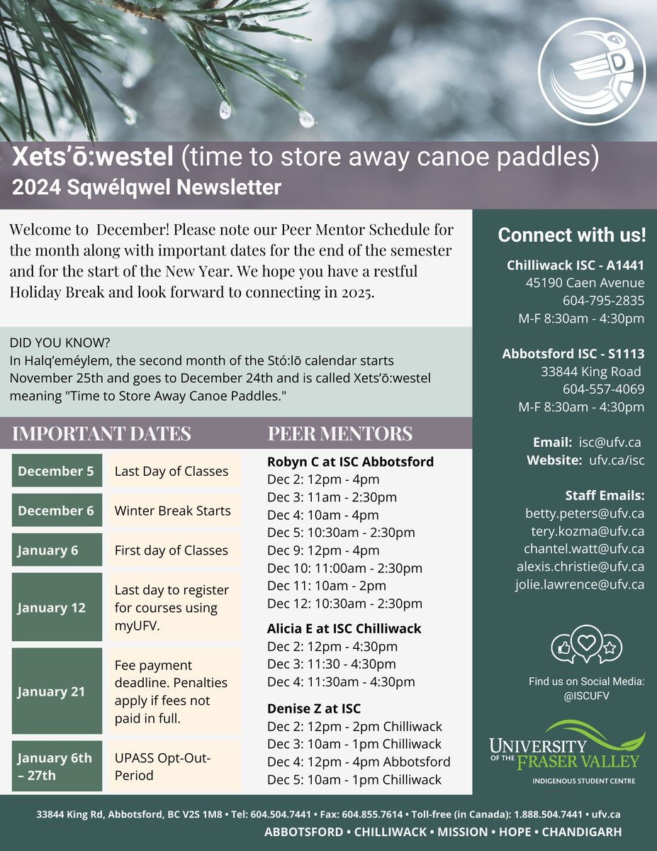 UFV Indigenous Student Center tweet media