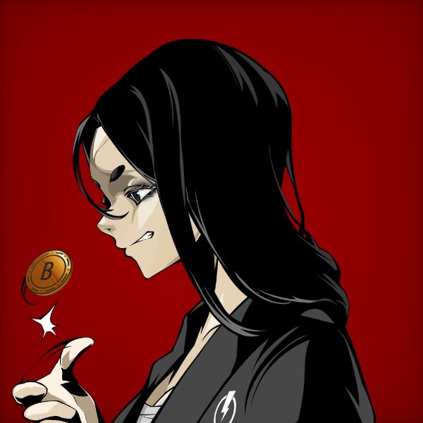 Min__Michi's tweet image. シンプルオシャレな1枚をゲットした😍‼️
赤背景、コイン、紋付🤩
最高の1枚じゃない？？

あ、あとさ……昨日ポストしてた1枚さ、WANTEDだったわ🫣

 #KIDOUBilly #BONSAICOIN #BONz