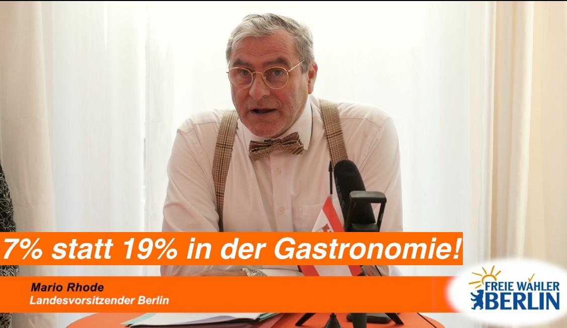 Dringend notwendig! 
7% statt 19% MwSt.
Gastronomie ist Gesellschaftsleben und  Kommunikation.
Bundeskanzler Olaf Scholz soll noch zügig sein Versprechen einhalten.