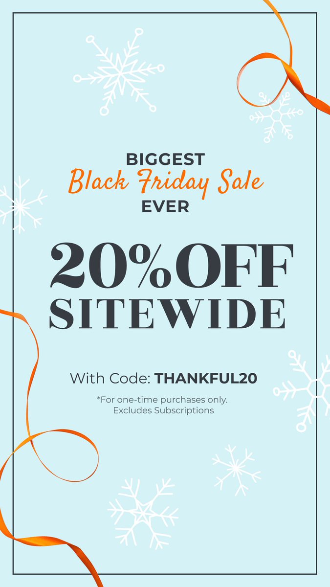 RiseWellCo's tweet photo. Black Friday is here with two incredible ways to save on clean, naturally effective oral care!

✨ Get 20% OFF FOREVER on all subscriptions purchased during our sale—your discount lasts as long as your subscription! Valid until canceled.

✨ Prefer a one-time purchase? Use code THANKFUL20 for 20% OFF sitewide. Stock up or gift healthy smiles this holiday season! Excludes subscriptions.