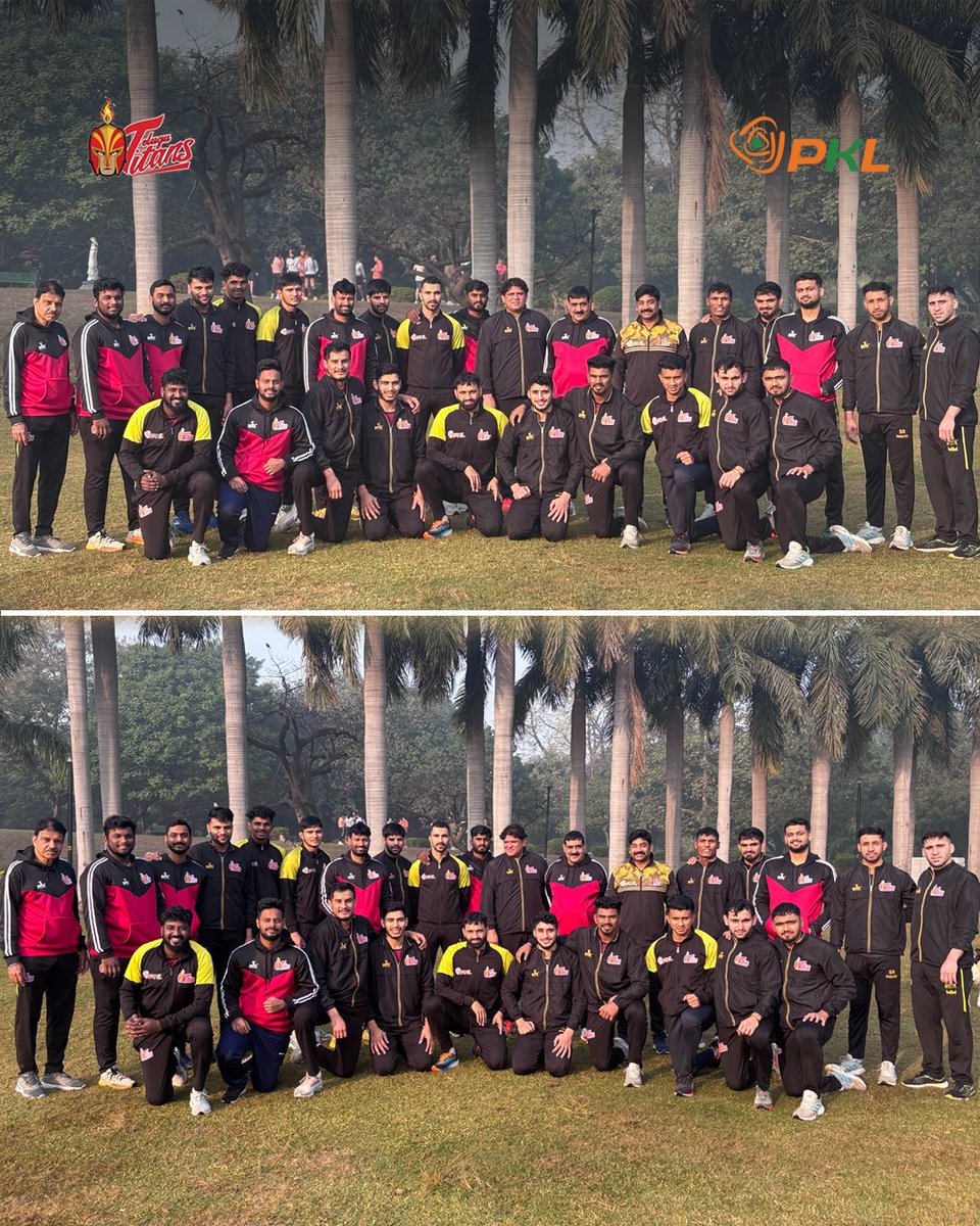Telugu_Titans's tweet image. We embraced each moment amidst the calm and beauty of Nehru Park!

#NehruPark #NatureVibes #PracticeSession  #PKLSeason11 #Kabaddi #TeluguTitansTeam #TeluguTitans #TitansArmy