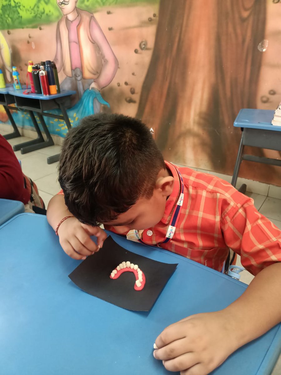 SAI_Edu_In's tweet image. On November 26, 2024, Class I SAIoneers explored dental health through a creative eggshell experiment. Observing how eggshells, similar to tooth enamel, reacted to sugary liquids, they gained hands-on insights into the effects of sugary drinks on teeth. 
#CambridgeLearning