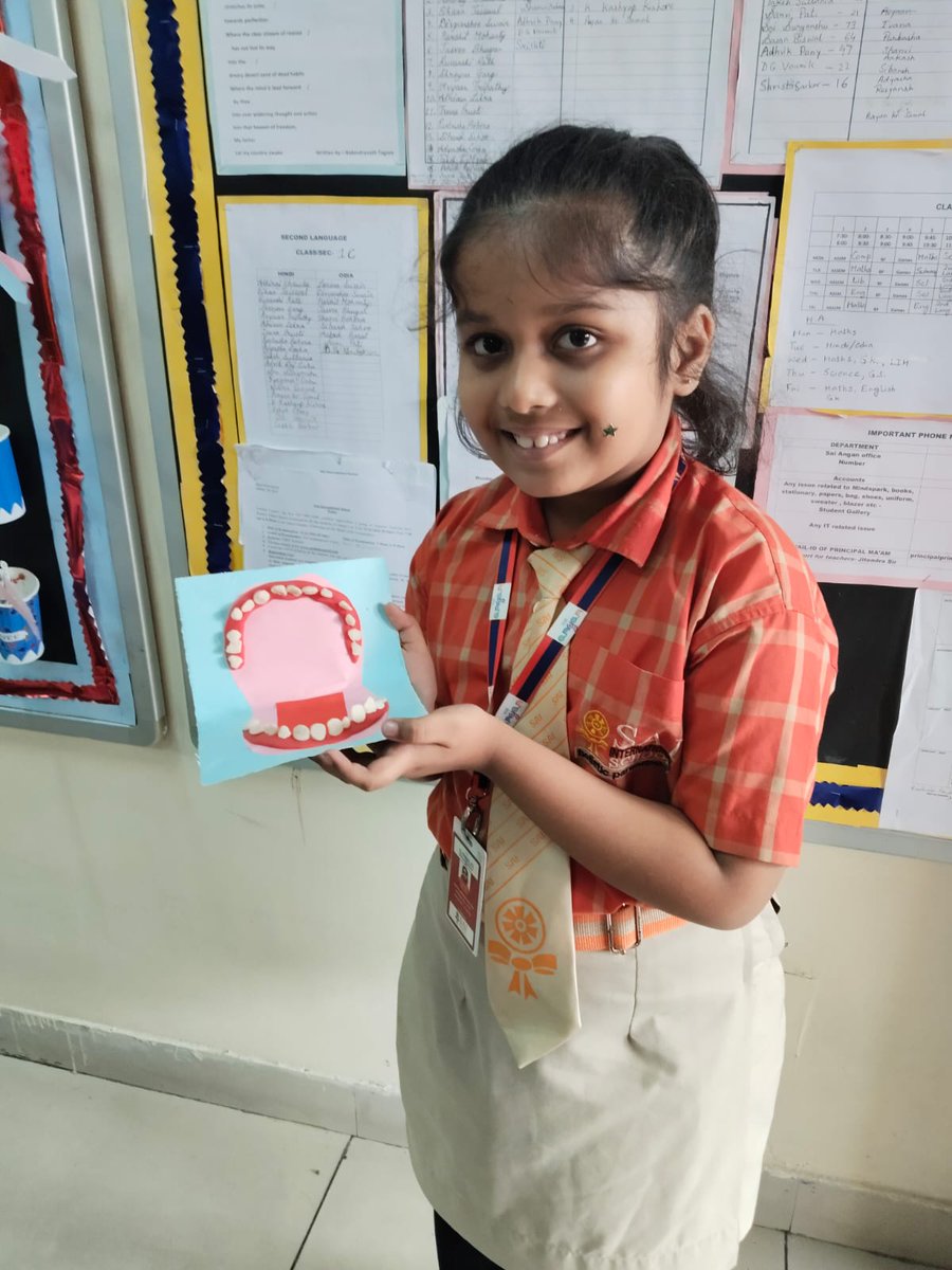 SAI_Edu_In's tweet image. On November 26, 2024, Class I SAIoneers explored dental health through a creative eggshell experiment. Observing how eggshells, similar to tooth enamel, reacted to sugary liquids, they gained hands-on insights into the effects of sugary drinks on teeth. 
#CambridgeLearning