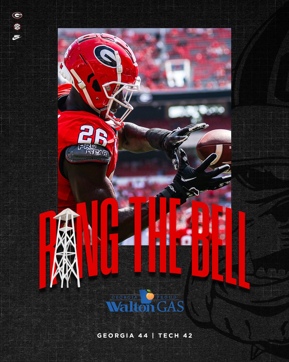 UGAAthletics's tweet photo. The longest game in series history goes to the DAWGS!

For every win, Walton Gas will donate $1,000 to local charities, bringing the 2024 total to $10,000.

#GoDawgs | Walton Gas https://t.co/SbIPeCw2KS